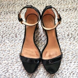 Tory Burch Black Block Heel